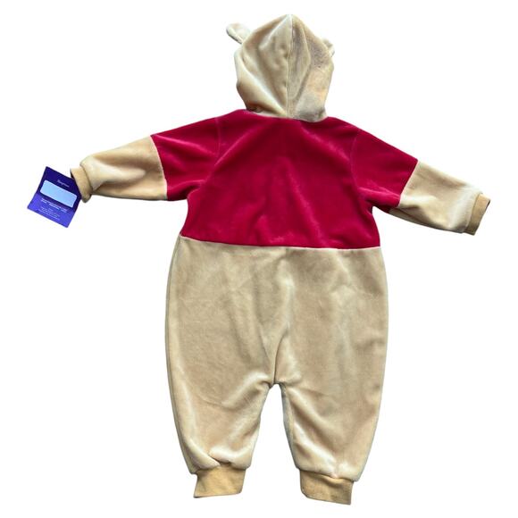 Pooh 100 Acre Collection Winnie the Pooh Bear Costume Bodysuit Baby Sz 12 Months - Picture 5 of 6